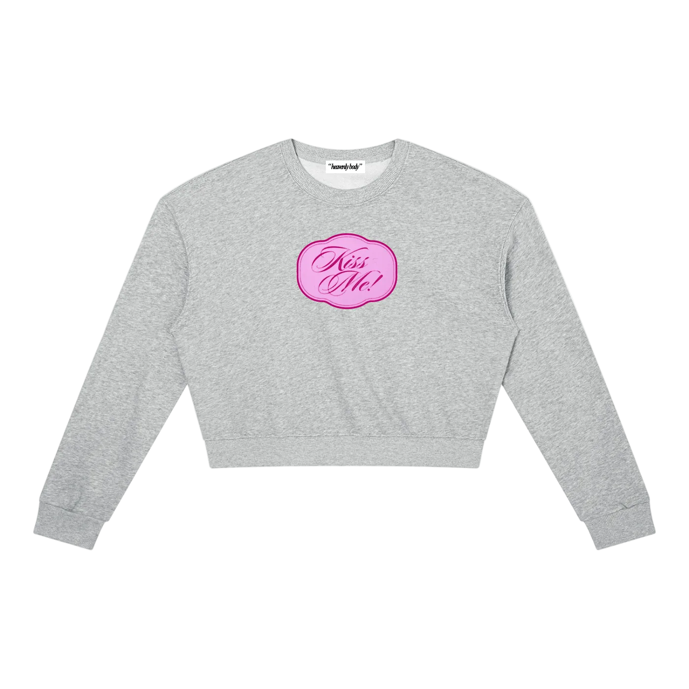 kiss me crewneck sweatshirt