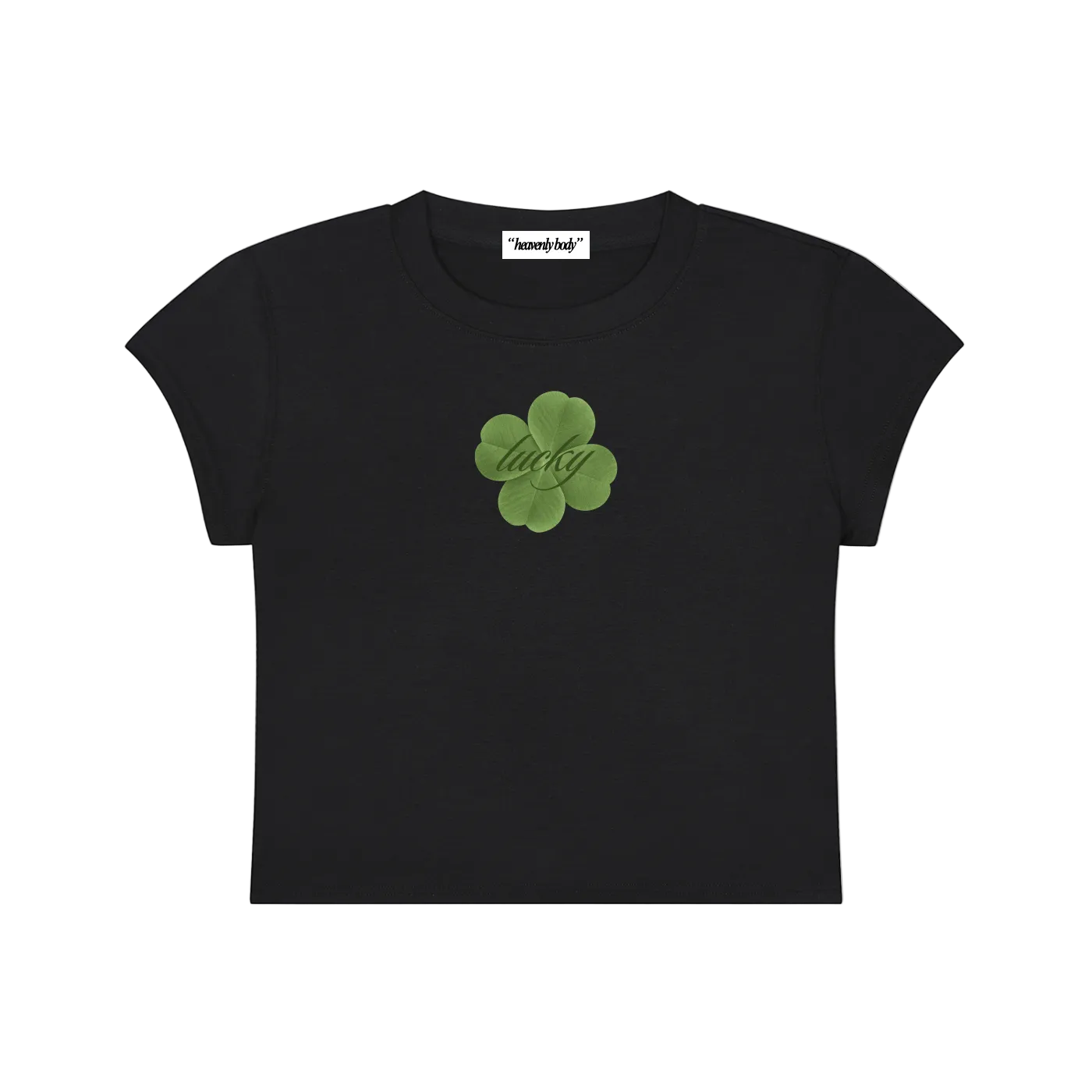 lucky clover baby tee