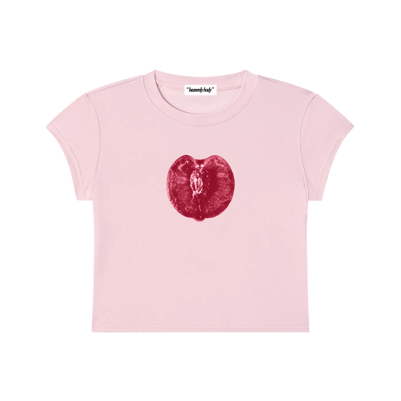 cherry slice baby tee