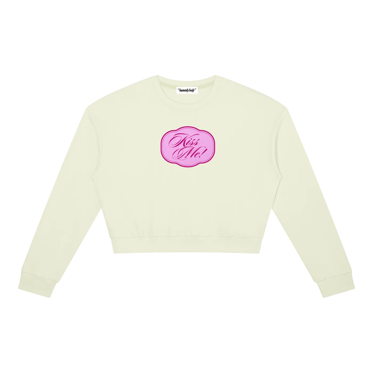 kiss me crewneck sweatshirt
