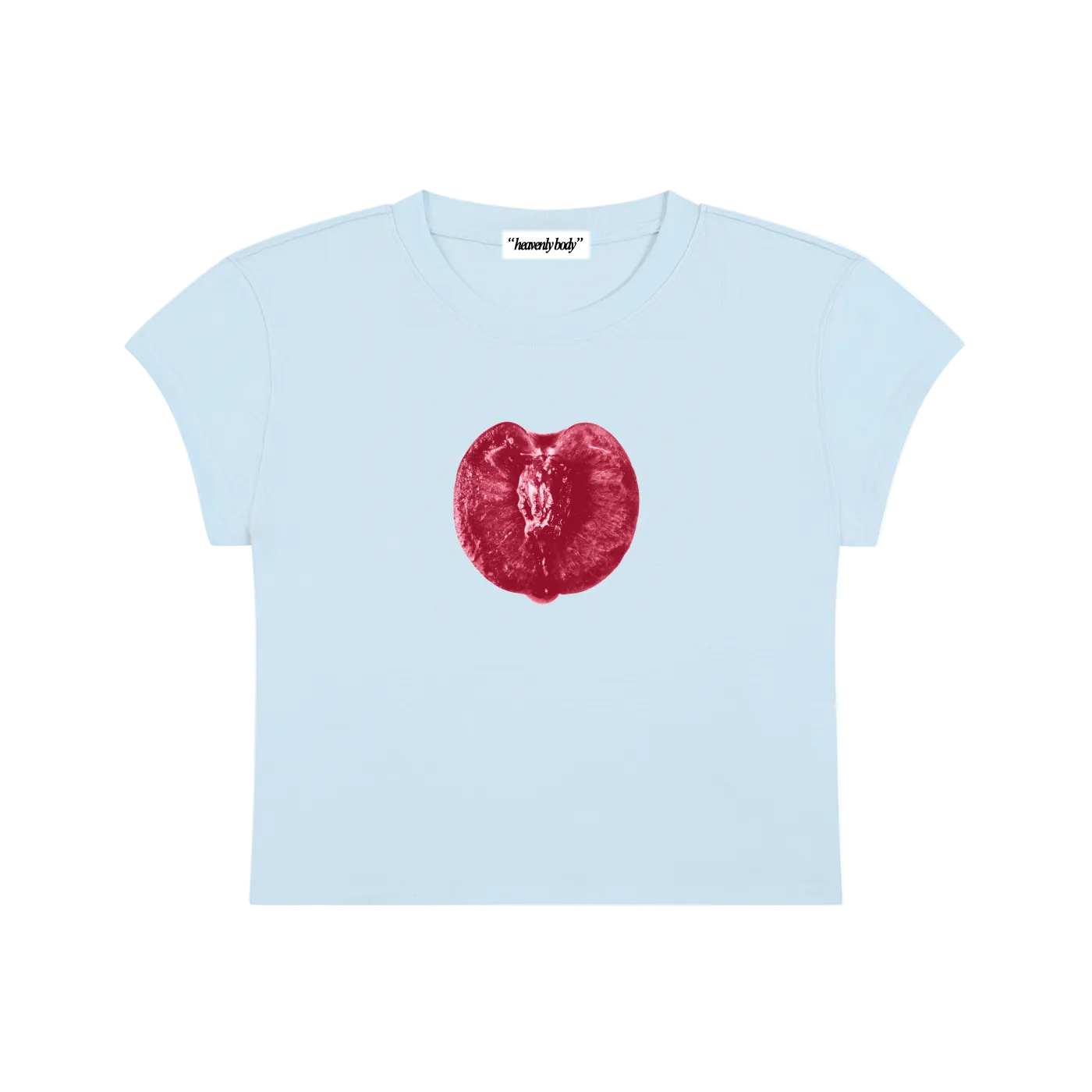 cherry slice baby tee