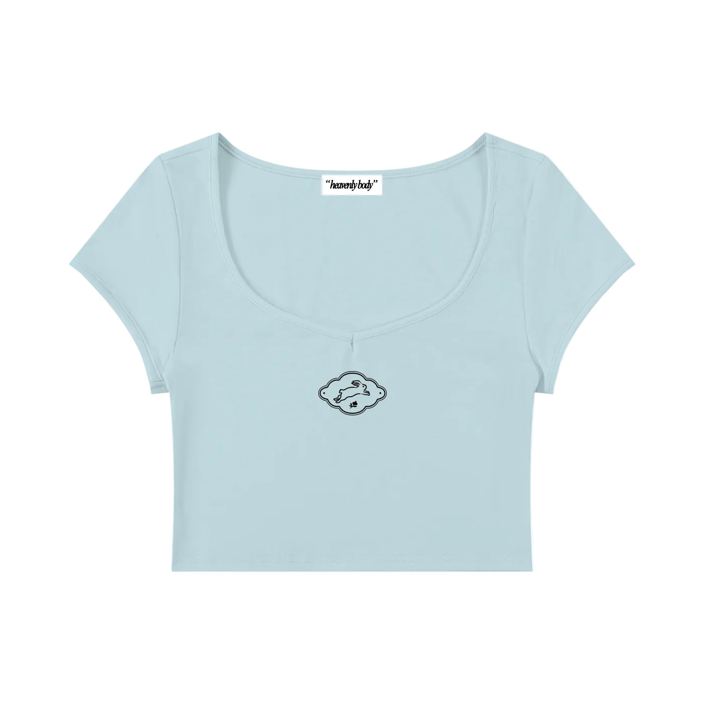 bunny hop low cut neck baby tee