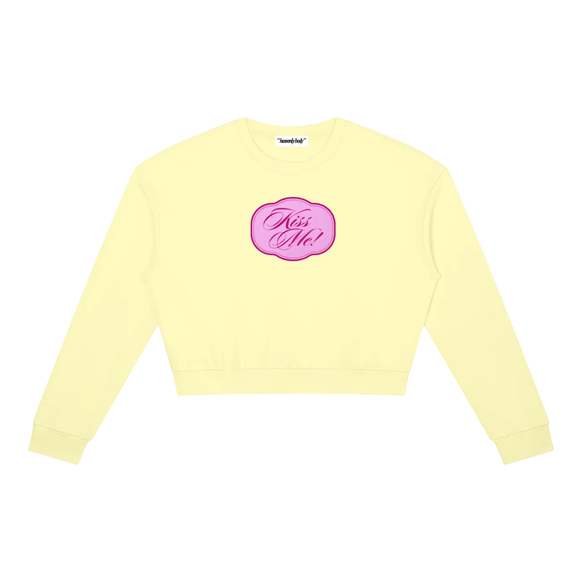 kiss me crewneck sweatshirt