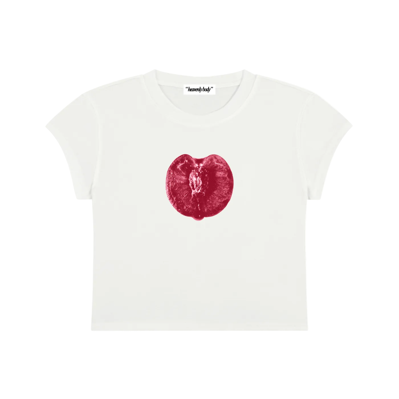 cherry slice baby tee