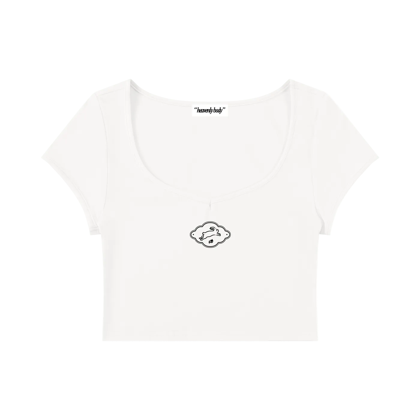 bunny hop low cut neck baby tee
