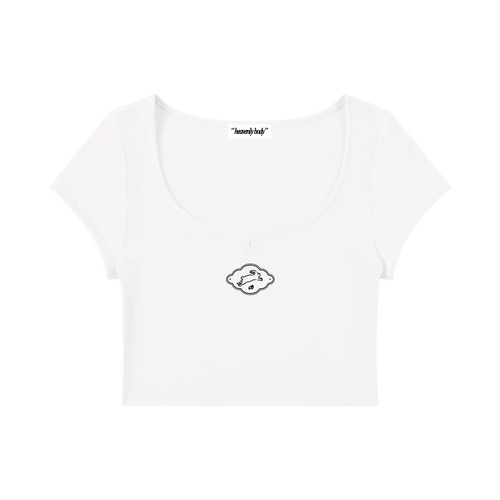 bunny hop low cut neck baby tee
