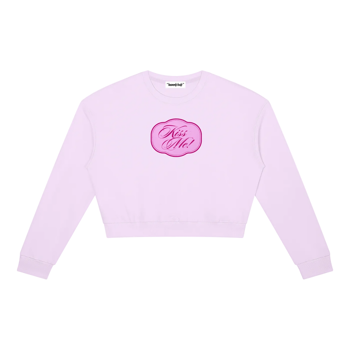 kiss me crewneck sweatshirt