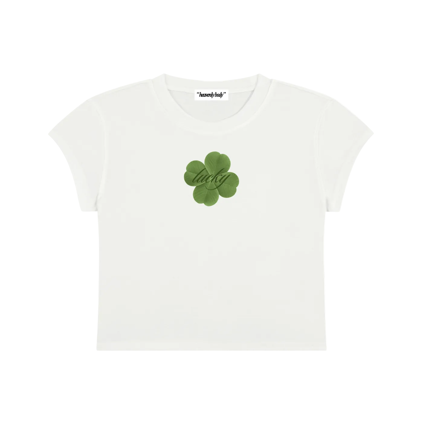 lucky clover baby tee