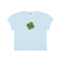lucky clover baby tee