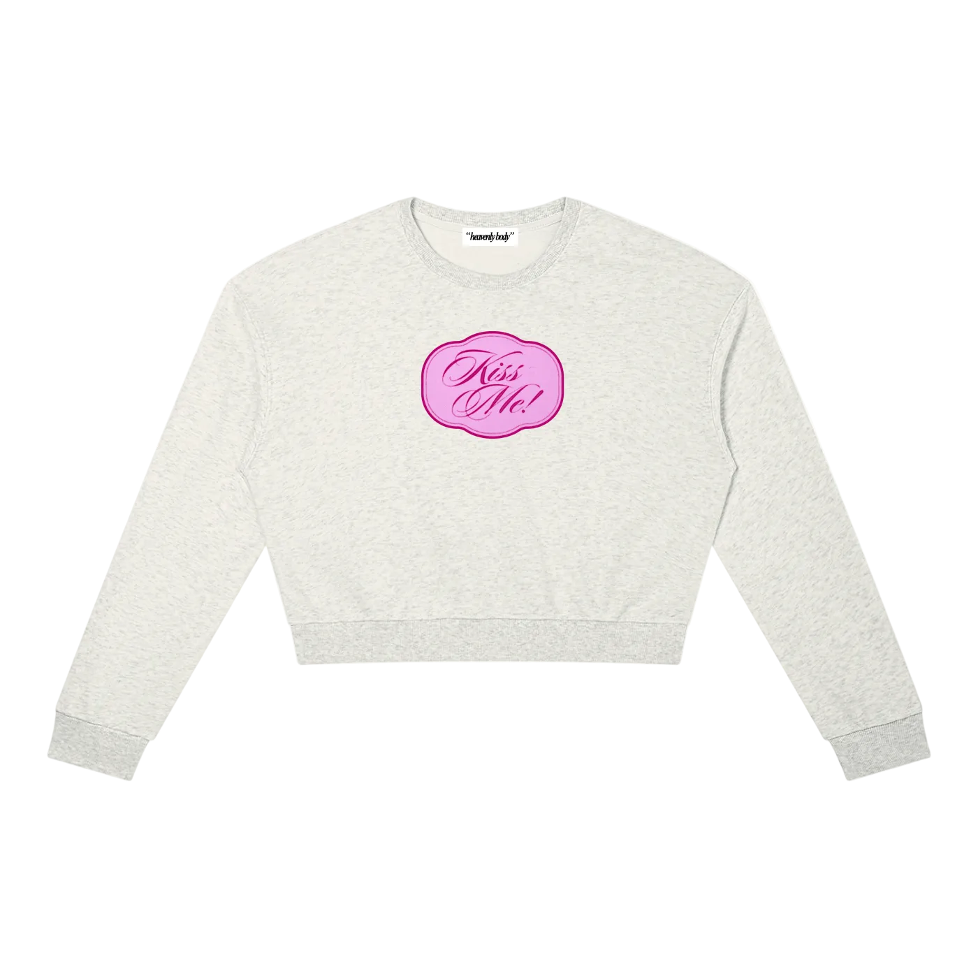 kiss me crewneck sweatshirt