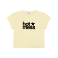 hot mess star baby tee