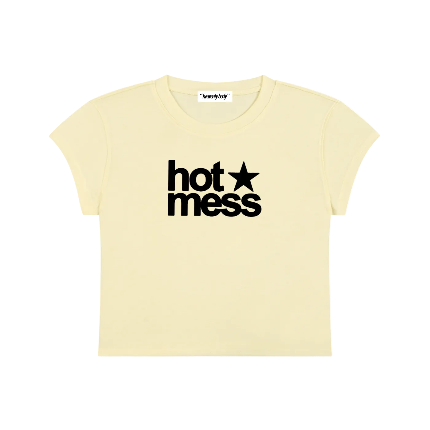 hot mess star baby tee
