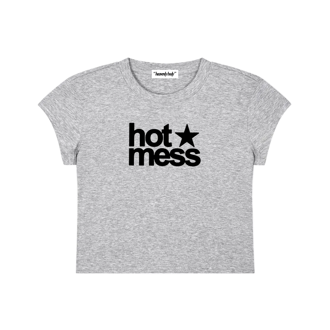hot mess star baby tee