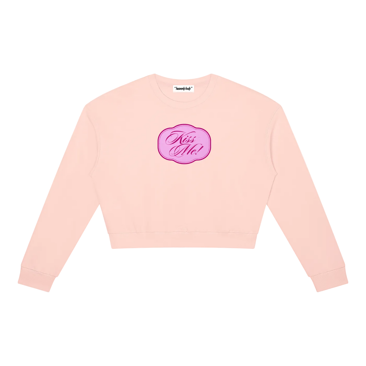 kiss me crewneck sweatshirt