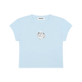 angel cherub statue baby tee
