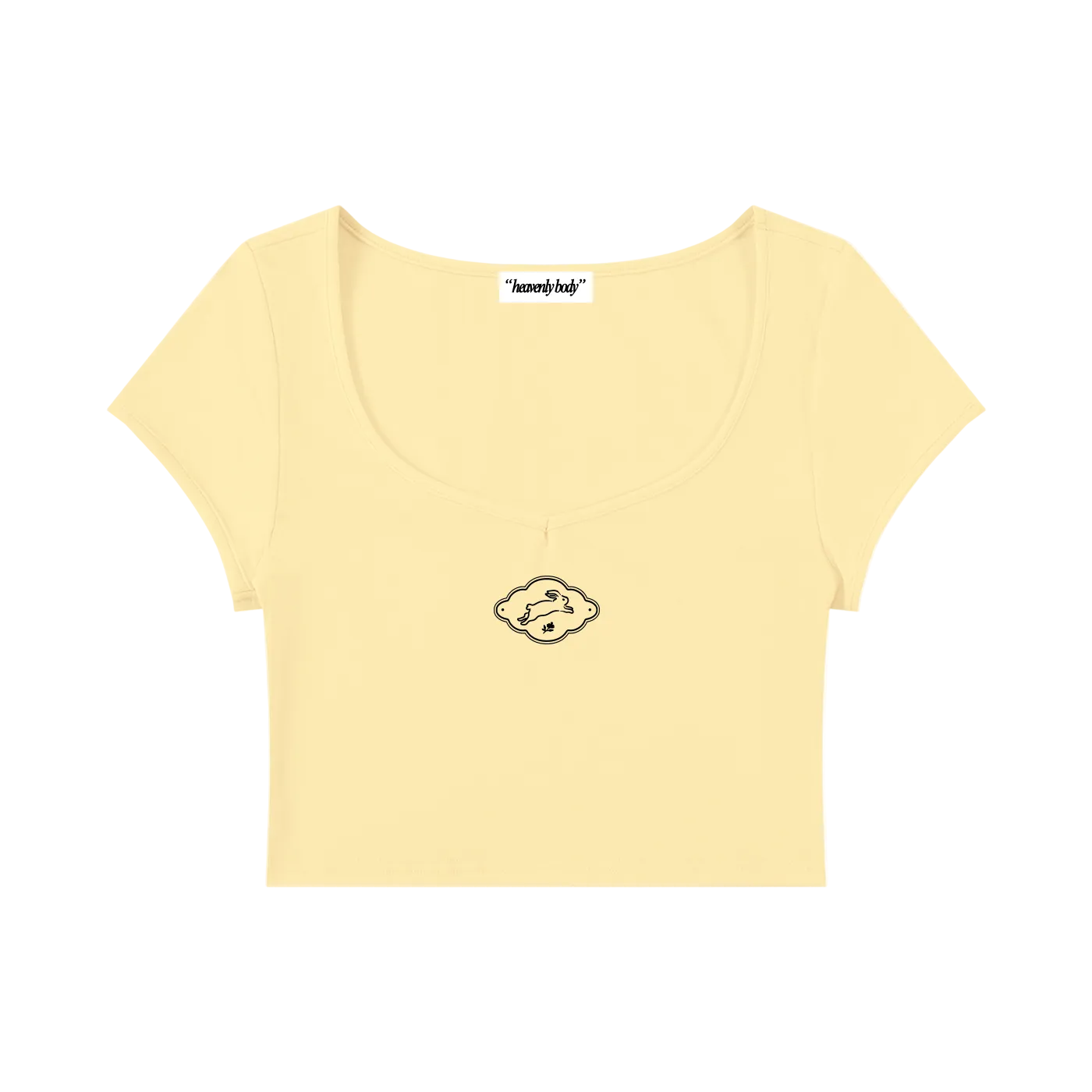 bunny hop low cut neck baby tee