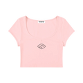 bunny hop low cut neck baby tee