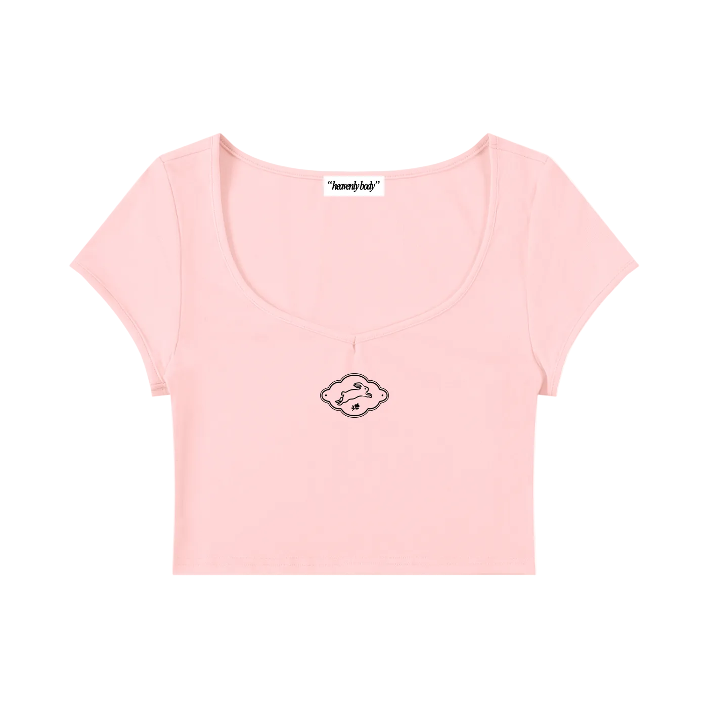 bunny hop low cut neck baby tee